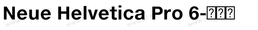 Neue Helvetica Pro 6字体转换